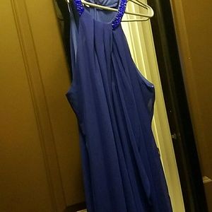 Blue bridesmaid dress